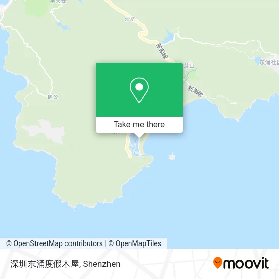 深圳东涌度假木屋 map