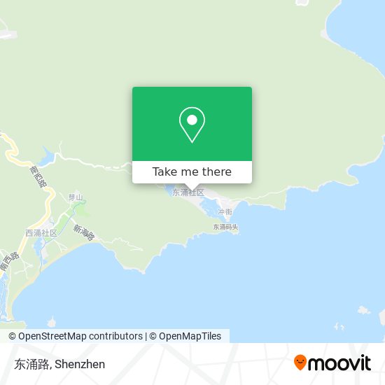 东涌路 map
