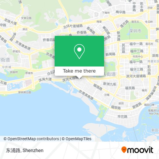 东涌路 map