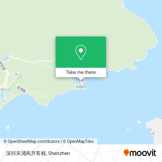 深圳东涌风升客栈 map