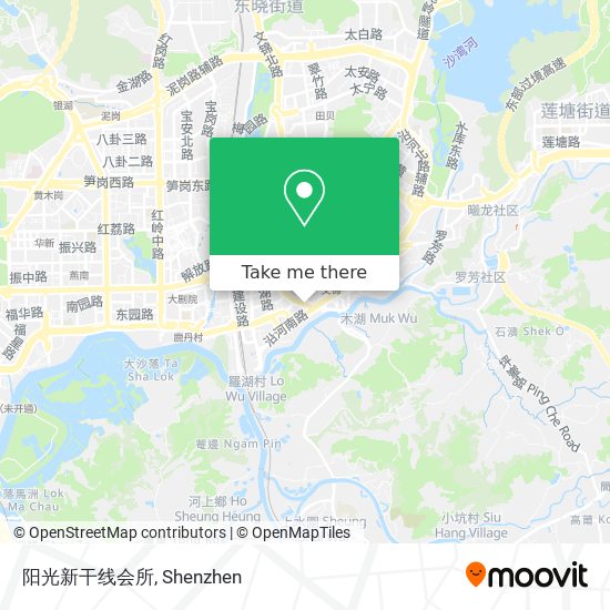 阳光新干线会所 map