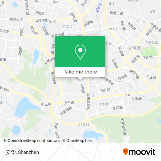 安华 map