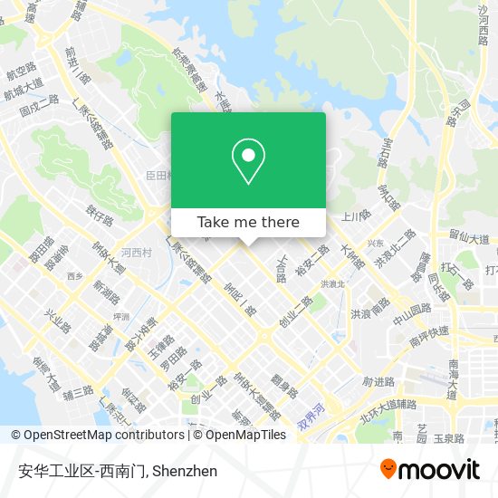安华工业区-西南门 map