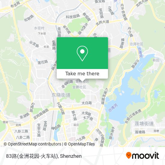 83路(金洲花园-火车站) map