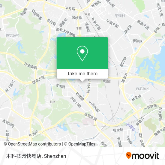 本科技园快餐店 map