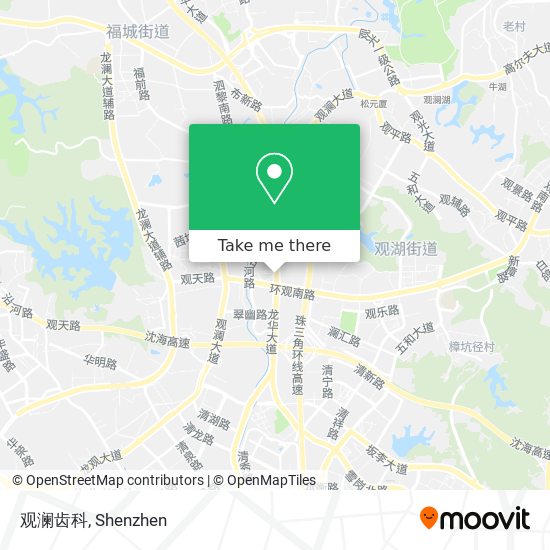 观澜齿科 map