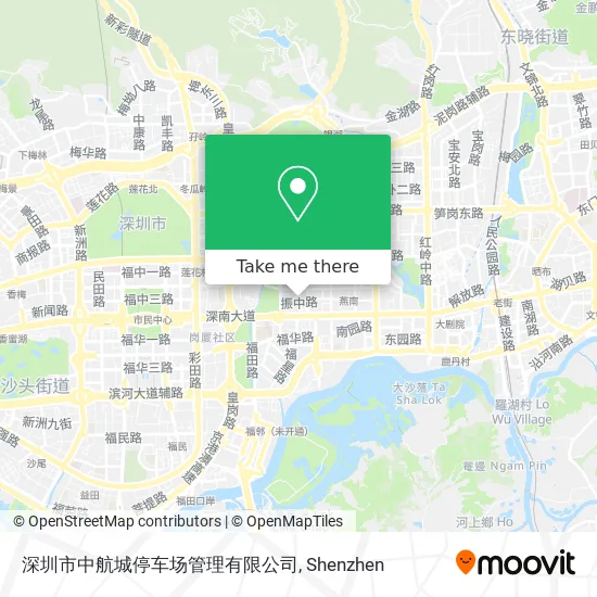 深圳市中航城停车场管理有限公司 map