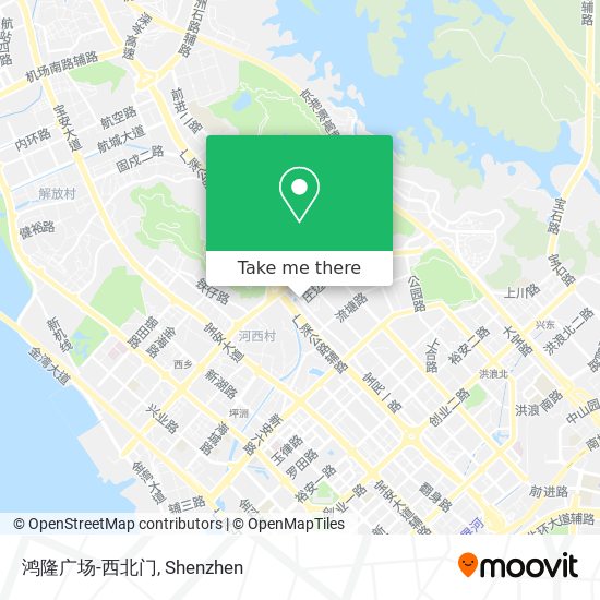 鸿隆广场-西北门 map