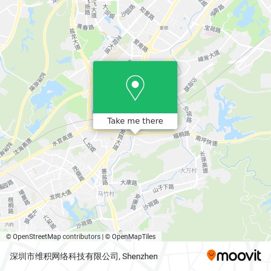深圳市维积网络科技有限公司 map