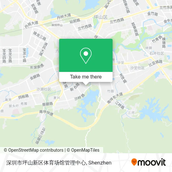 深圳市坪山新区体育场馆管理中心 map