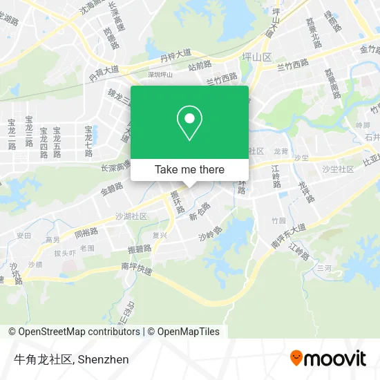牛角龙社区 map