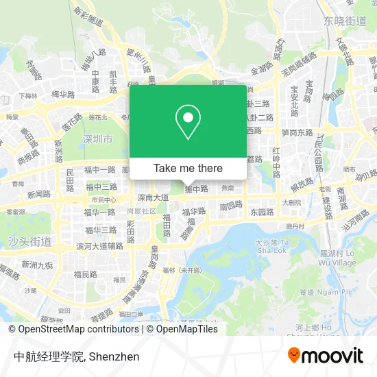中航经理学院 map