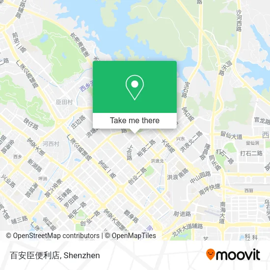 百安臣便利店 map
