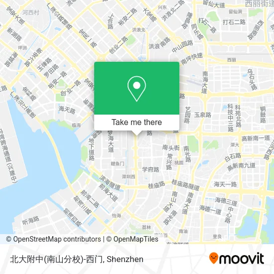 北大附中(南山分校)-西门 map