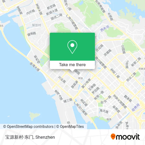宝源新村-东门 map