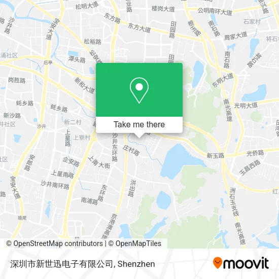 深圳市新世迅电子有限公司 map