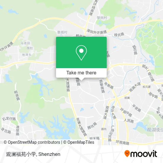 观澜福苑小学 map