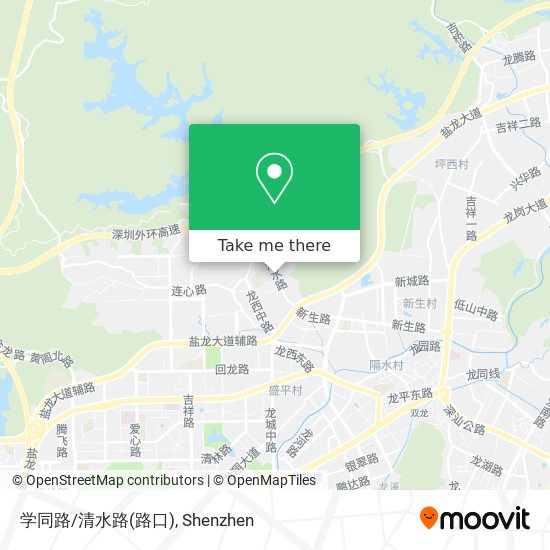学同路/清水路(路口) map