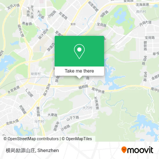 横岗励源山庄 map