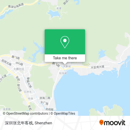 深圳张北年客栈 map