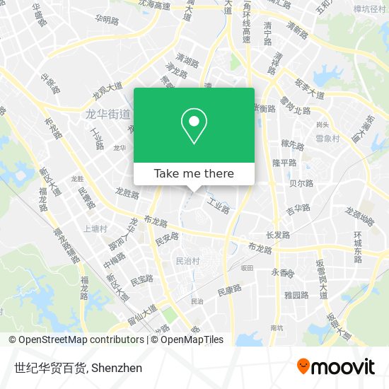 世纪华贸百货 map