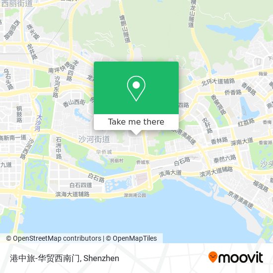 港中旅-华贸西南门 map