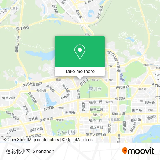 莲花北小区 map