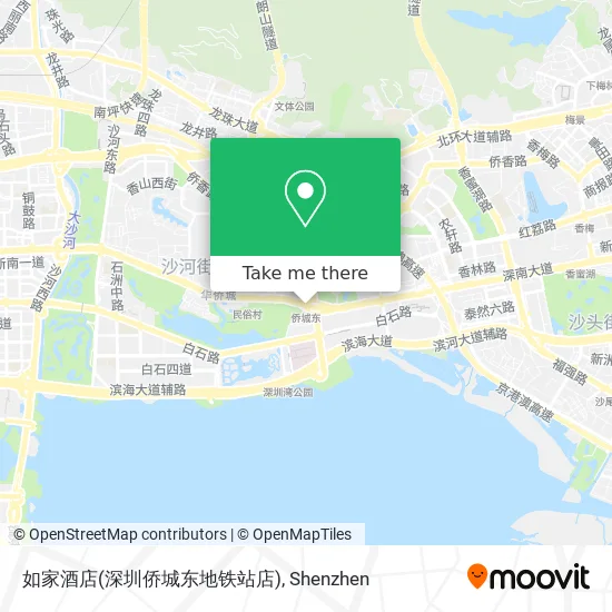 如家酒店(深圳侨城东地铁站店) map