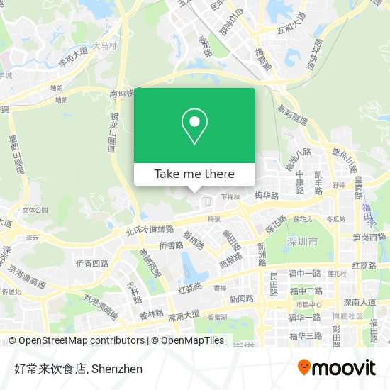好常来饮食店 map