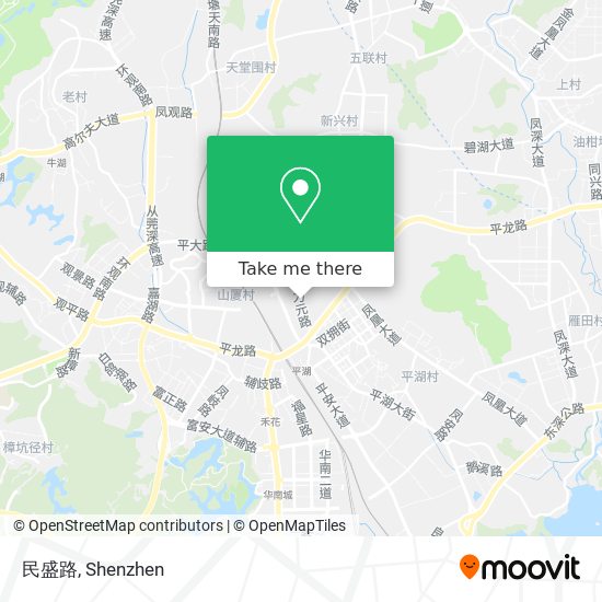民盛路 map