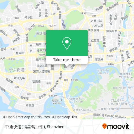 中通快递(福星营业部) map
