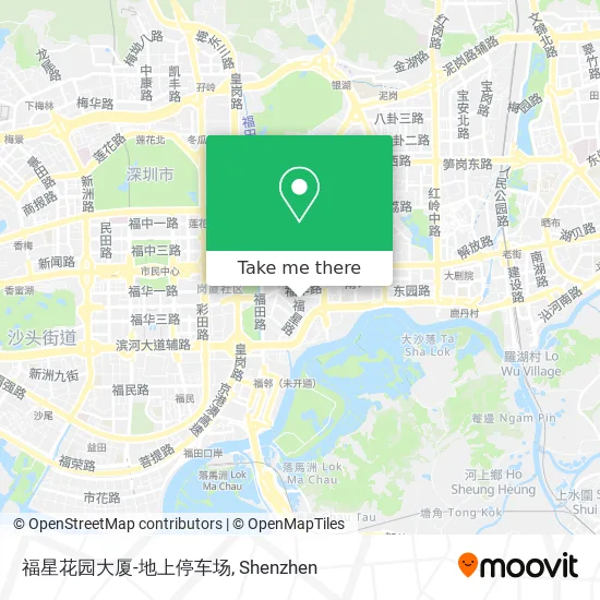 福星花园大厦-地上停车场 map