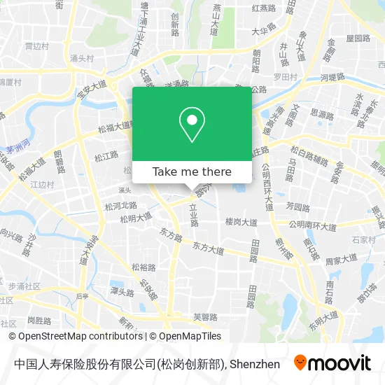 中国人寿保险股份有限公司(松岗创新部) map