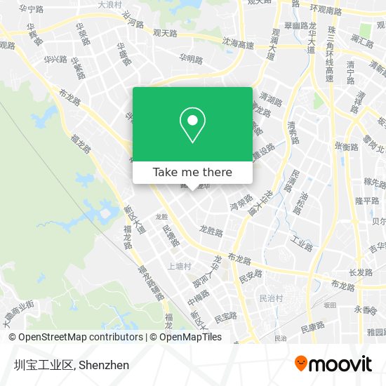 圳宝工业区 map