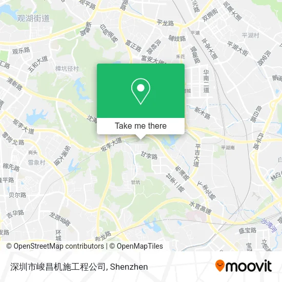 深圳市峻昌机施工程公司 map