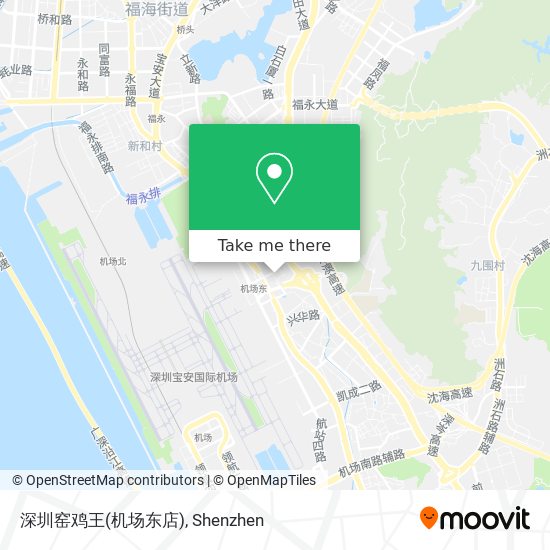深圳窑鸡王(机场东店) map