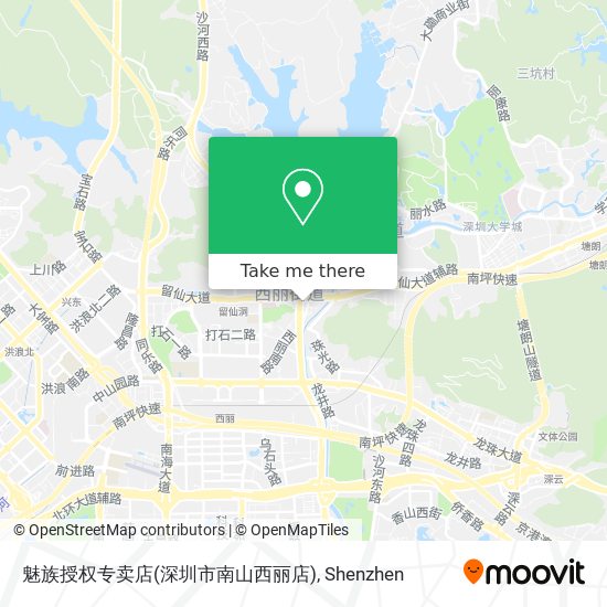 魅族授权专卖店(深圳市南山西丽店) map