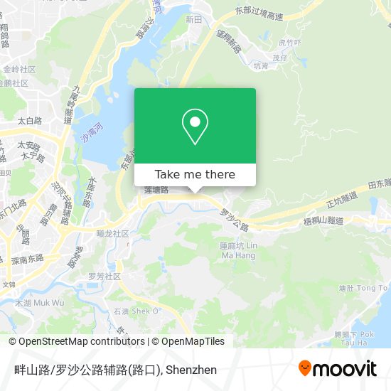 畔山路/罗沙公路辅路(路口) map