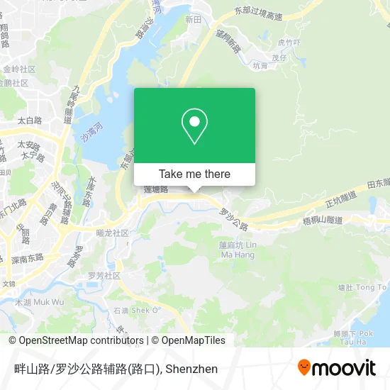 畔山路/罗沙公路辅路(路口) map
