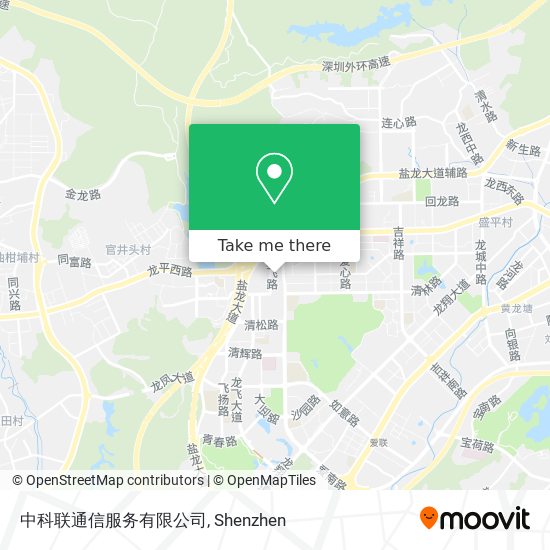 中科联通信服务有限公司 map