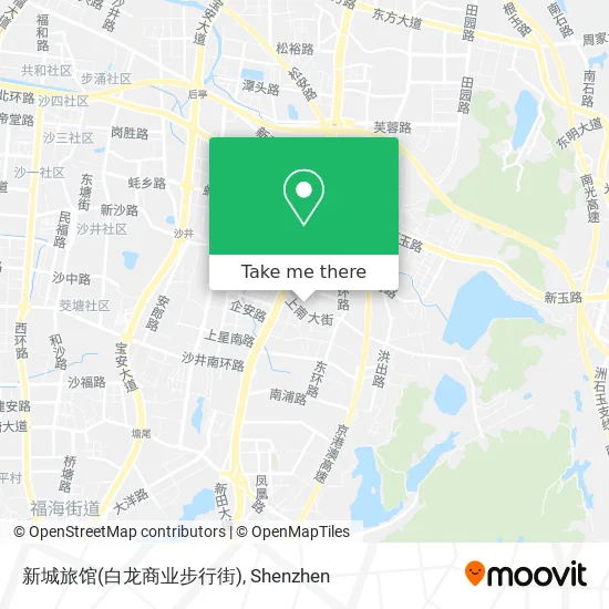 新城旅馆(白龙商业步行街) map