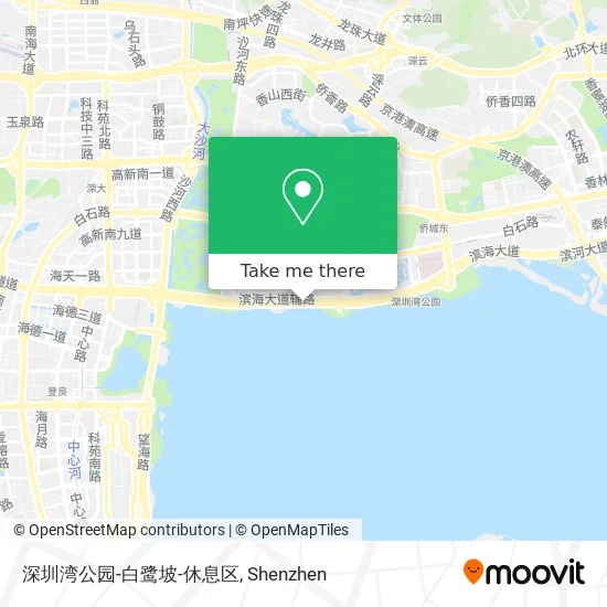 深圳湾公园-白鹭坡-休息区 map