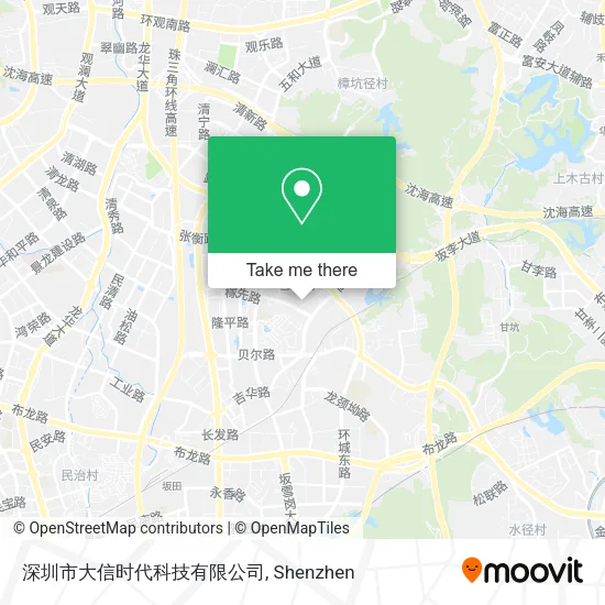 深圳市大信时代科技有限公司 map