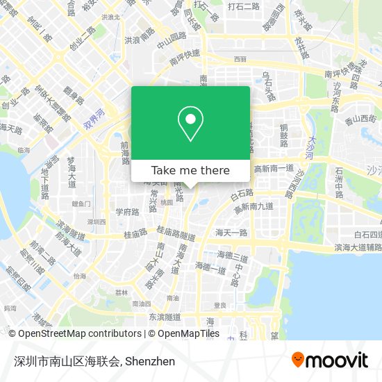 深圳市南山区海联会 map