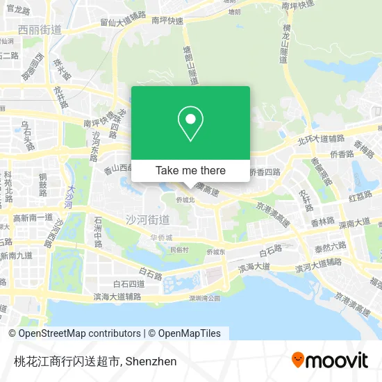 桃花江商行闪送超市 map