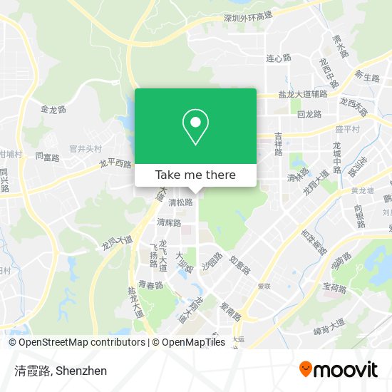 清霞路 map