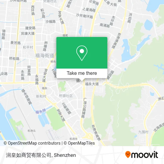 润皇如商贸有限公司 map