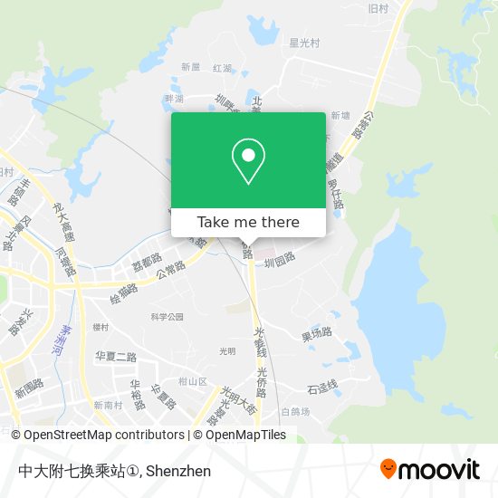 中大附七换乘站① map