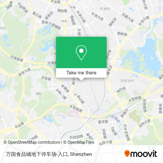万国食品城地下停车场-入口 map