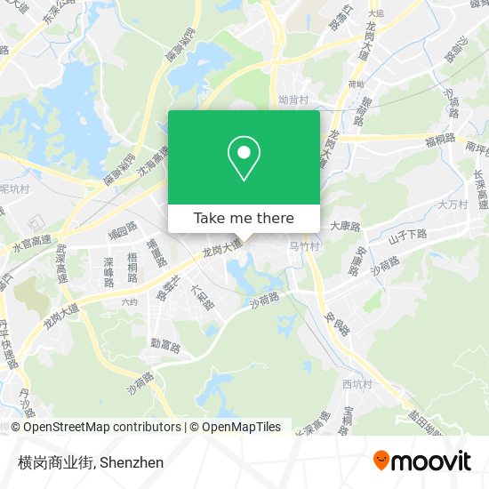 横岗商业街 map